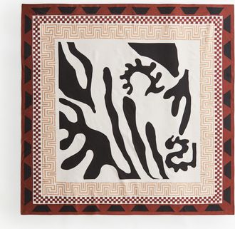 H&M Bedrucktes Tuch - Braun/Gemustert