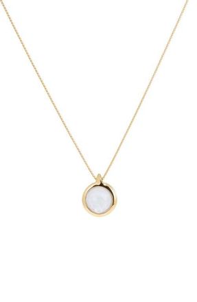 Dean Davidson Ipanema Stone Pendant Necklace in Irid Pearl/Turq/Gold at Nordstrom