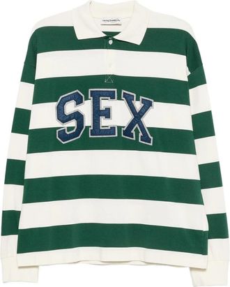 Carne Bollente Striped-pattern Polo Shirt