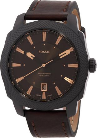 Fossil Machine Quartz Brown Dial Mens Watch FS5972