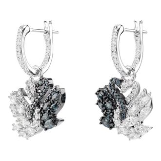 Swarovski Swan Drop Earrings - Dames - Oorbellen - Veelkleurig - ONE Size - Accessoires
