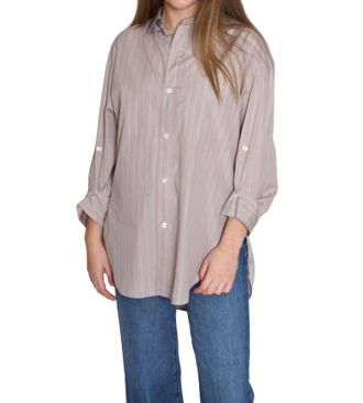 Citizens Of Humanity Kayla Shirt Top In Tailor Grey
