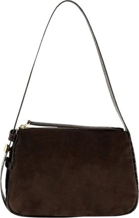 Tory Burch Dark Brown Romy Small Shoulder Bag