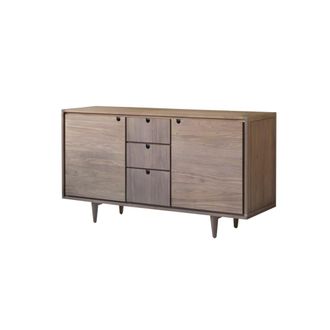 Tikamoon Mueble de almacenaje de nogal macizo 145 cm