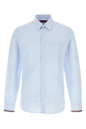 Gucci Embroidered Poplin Shirt