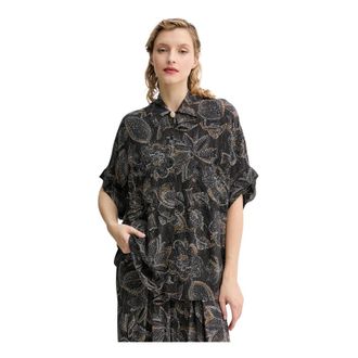 Sessun Geborduurd Print Shirt - Dames - Blouses & Shirts - Veelkleurig - Maat: XS Viscose