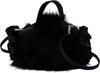 Simone Rocha Mini Double Ribbon Rosette Tas - Dames - Handtassen - Zwart - ONE Size - Tassen