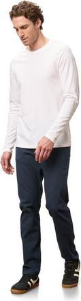 Pact Organic Cotton Mens Softspun Essential Crewneck Long Sleeve Tee in White at Nordstrom, Size Xx-Large