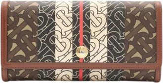 Burberry Pre-owned Portafoglio lungo (bi-fold) - - Pre-owned - Donna - Marrone - ONE SIZE
