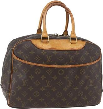 Louis Vuitton Pre-owned Handbags, female, Brown, Size: ONE SIZE Pre-owned Canvas Handbag