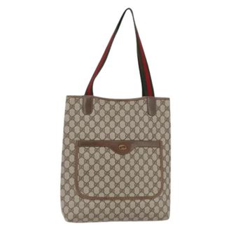 Gucci Pre-owned Tote Bags, female, Beige, Size: ONE SIZE Pre-owned Vintage Tote Bag