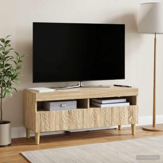 vidaXL Vidaxl Mobile Tv Led Rovere Sonoma Legno Ingegnerizzato