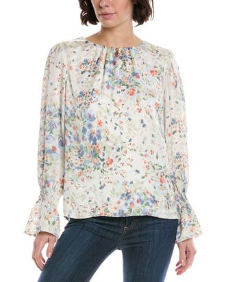 CeCe by Cynthia Steffe Cece Smocked Cuff Blouse