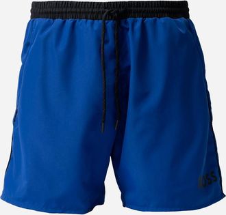 HUGO BOSS Mens BOSS Orange Starfish Mens Swim Shorts - Medium Blue 427 - Size: 35/34/32