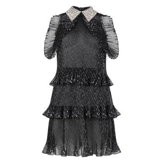 Alberta Ferretti Dames, Jurken, Zwart, Maat: S Poliester