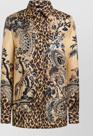 Etro silk printed shirt