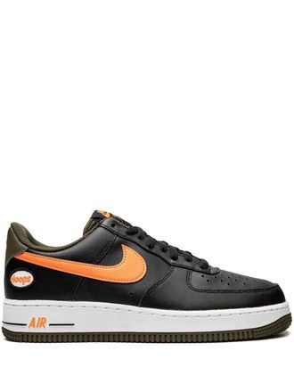 Nike Air Force 1 Low Hoops Black University Gold sneakers