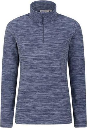 Mountain Warehouse Snowdon Melange Fleece Top in Dark Blue at Nordstrom, Size 20