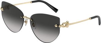 Tiffany & Co. TF3096 60213C Womens Sunglasses Gold Size 60
