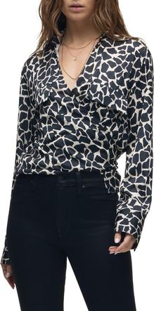 Hudson Surplice Pocket Top in Giraffe Print at Nordstrom Rack, Size X-Small