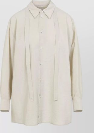 Christophe Lemaire silk long shirt