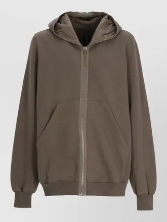 Rick Owens cotton hoodie long sleeves oversized fit