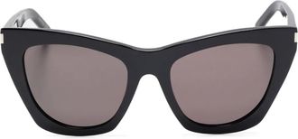 Saint Laurent Occhiali da sole Kate cat-eye - Nero