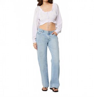 Rolla's Heidi Low Rise Jeans In Longbeach Wash