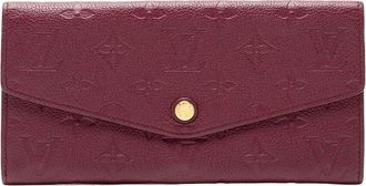 Louis Vuitton Purple Monogram Empreinte Curieuse Wallet (Authentic Pre-Loved)