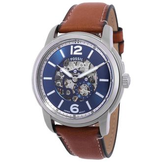 Fossil Heritage Automatic Blue Dial Mens Watch ME3263