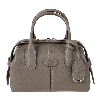 Tod's DBK Bauletto Mini - Dames - Handtassen - Grijs - ONE Size - Leer - Tassen