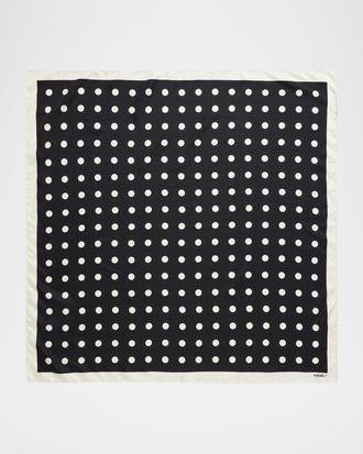 Valentino Garavani Opticool Print Silk Scarf