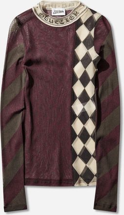 Jean Paul Gaultier Women s Patchwork Top Multicolor