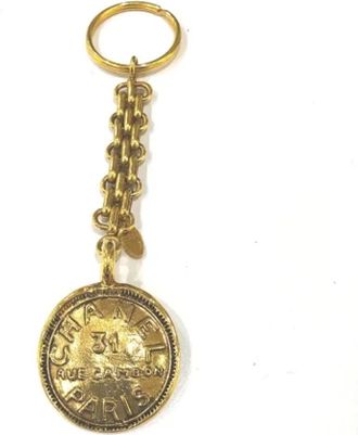 Chanel Pre-owned Yellow Gold key-holders - Dames - Vintage Accessoires - Geel - ONE Size - Vintage