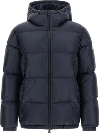 Moncler Rivau Puffer Jackets Blu-Uomo
