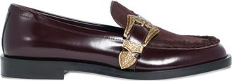 Roberto Festa Milano Lira pony-skin buckle loafers - women - Calf Leather/Pony Fur/Goat Skin/Rubber - 39 1/2 - Brown