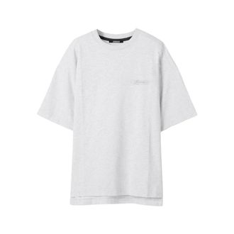 Jacquemus Heren, Tops, Grijs, Maat: S Katoen