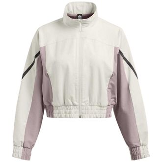 Under Armour Dames-top met trechterhals en lange mouwen (Wit)