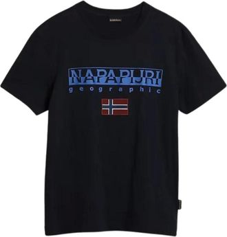 Napapijri Heren, Tops, Blauw, Maat: XL Katoen