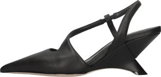 Vic Mati&eacute; Schoenen, Dames, Zwart, 40 EU, Leer, Leren Pumps