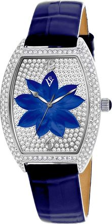 Christian Van Sant Womens Lotus Blue Tonneau 36mm
