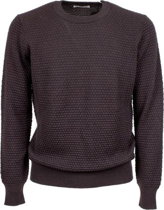 KANGRA Maglia Girocollo - Heren - Ronde hals truien - Bruin - 2XL - Truien & Vesten