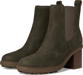 Vionic Truckee Booties Womens Boots Dark Khaki/Green Nubuck : 9.5 M, Leather/Rubber