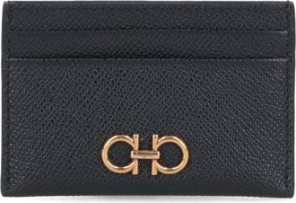 Ferragamo Gancini Cardholder - Black