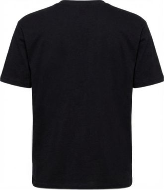 low brand Mens T-Shirt Black Cotton T-Shirts And Polos