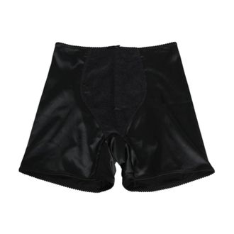 Dolce & Gabbana Bottoms, female, Black, Size: S Black Silk Stretch Slip Cycling Underwear