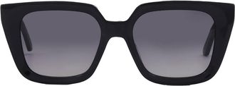 Dior DIORMIDNIGHT S1I Smoke Gradient Butterfly Ladies Sunglasses CD40092I 01B 53