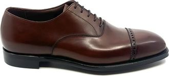 Crockett & Jones Belgrave Richelieu - Heren - Nette schoenen - Bruin - 41 1/2 EU - Leer - Schoenen