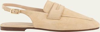 Sophique Essenziale Suede Slingback Loafers
