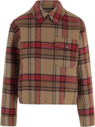 Woolrich Jassen, Dames, Veelkleurig, XS, Light Jassen